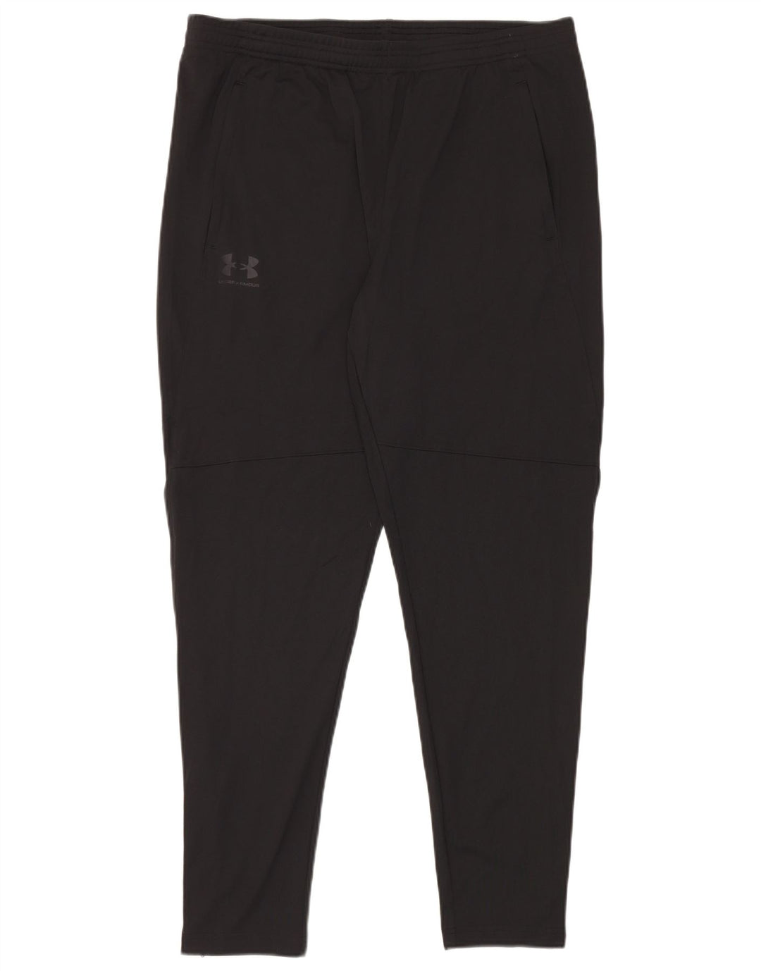 Мужские приталенные спортивные брюки Under Armour XL, черный полиэстер