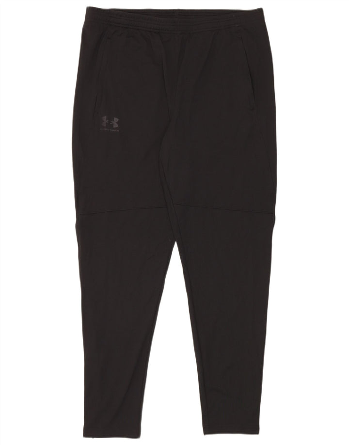 Мужские приталенные спортивные брюки Under Armour XL, черный полиэстер
