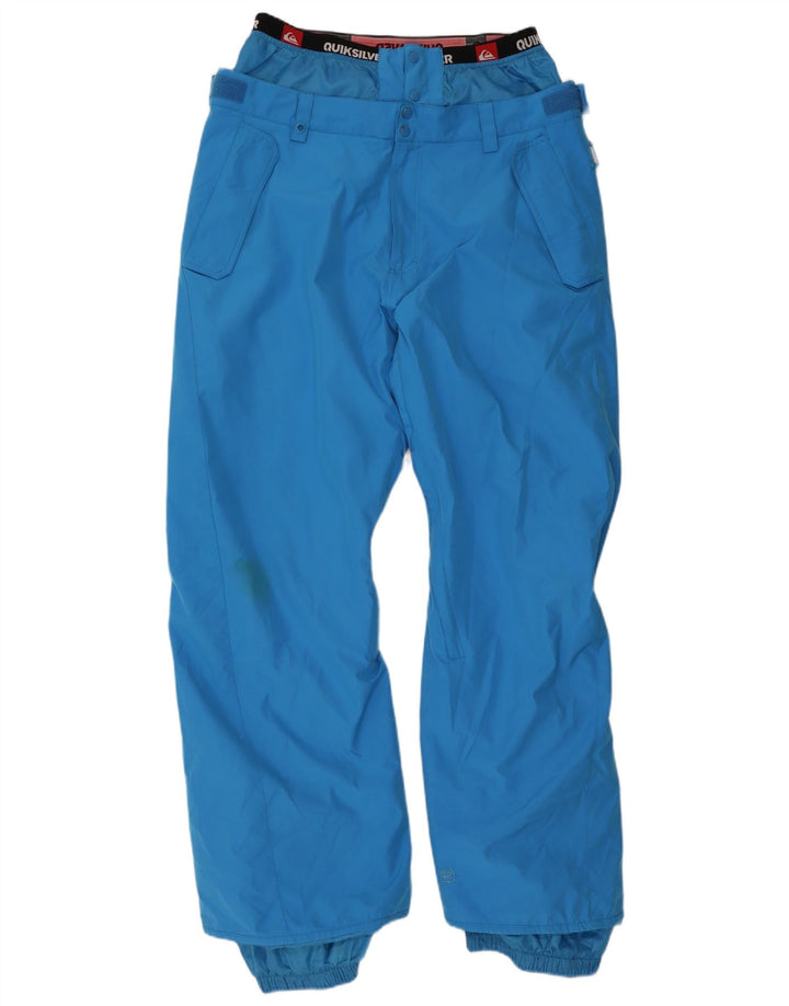 Мужские лыжные брюки с графическим рисунком Quiksilver XL, синие, полиэстер