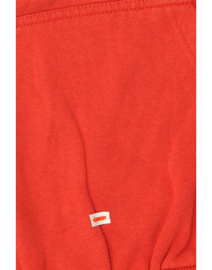 Мужской свитшот с рисунком Puma, хлопковый джемпер среднего красного цвета