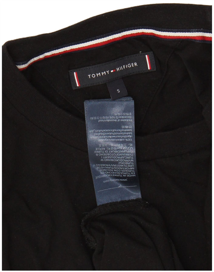 TOMMY HILFIGER Мужская футболка из хлопка маленького размера черного цвета