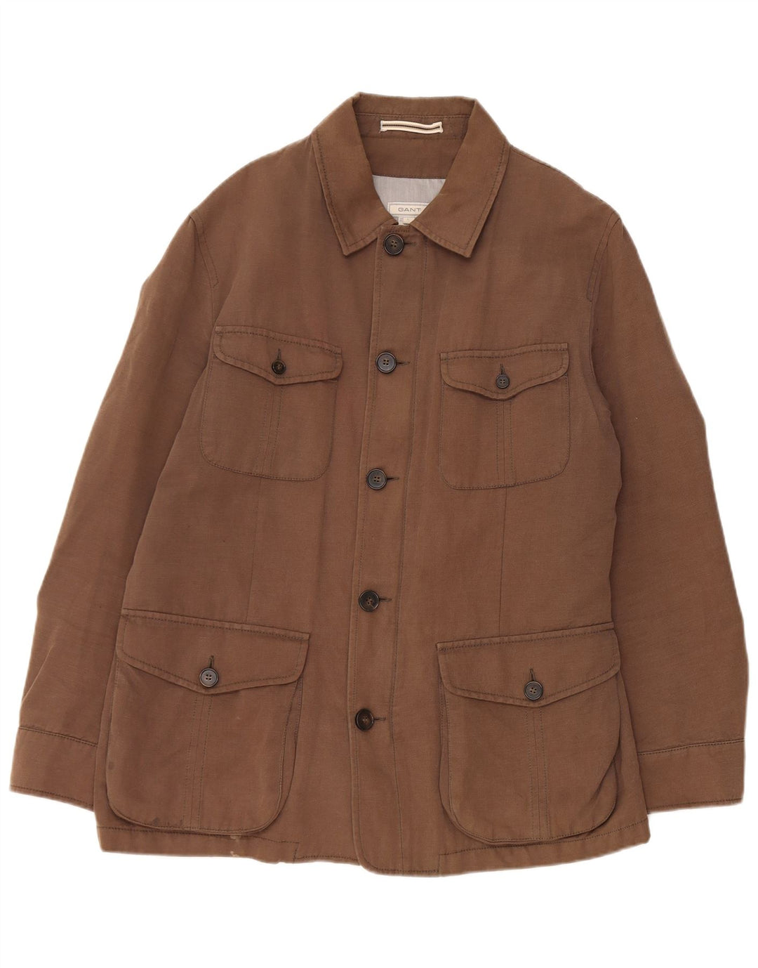 Мужская куртка Gant UK 40, большая коричневая, хлопок