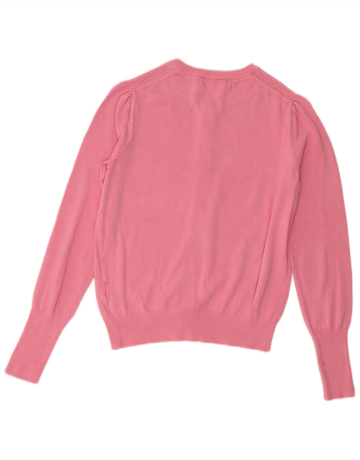 Женский кардиган Marks & Spencer, Великобритания, 8, маленький, розовый, вискоза