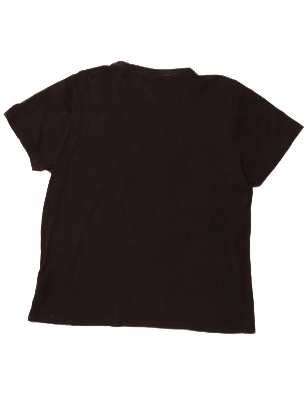 SUPERDRY Мужская футболка с рисунком, топ 2XL, черный хлопок