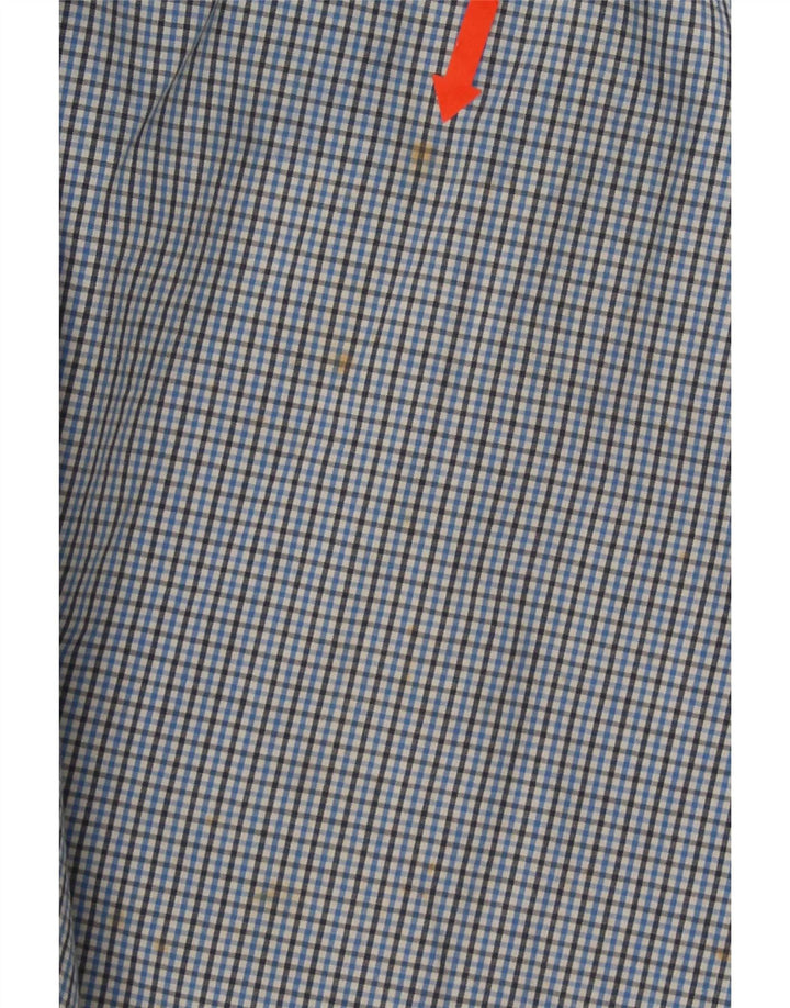 Мужская рубашка Gap XL, синяя клетка, хлопок