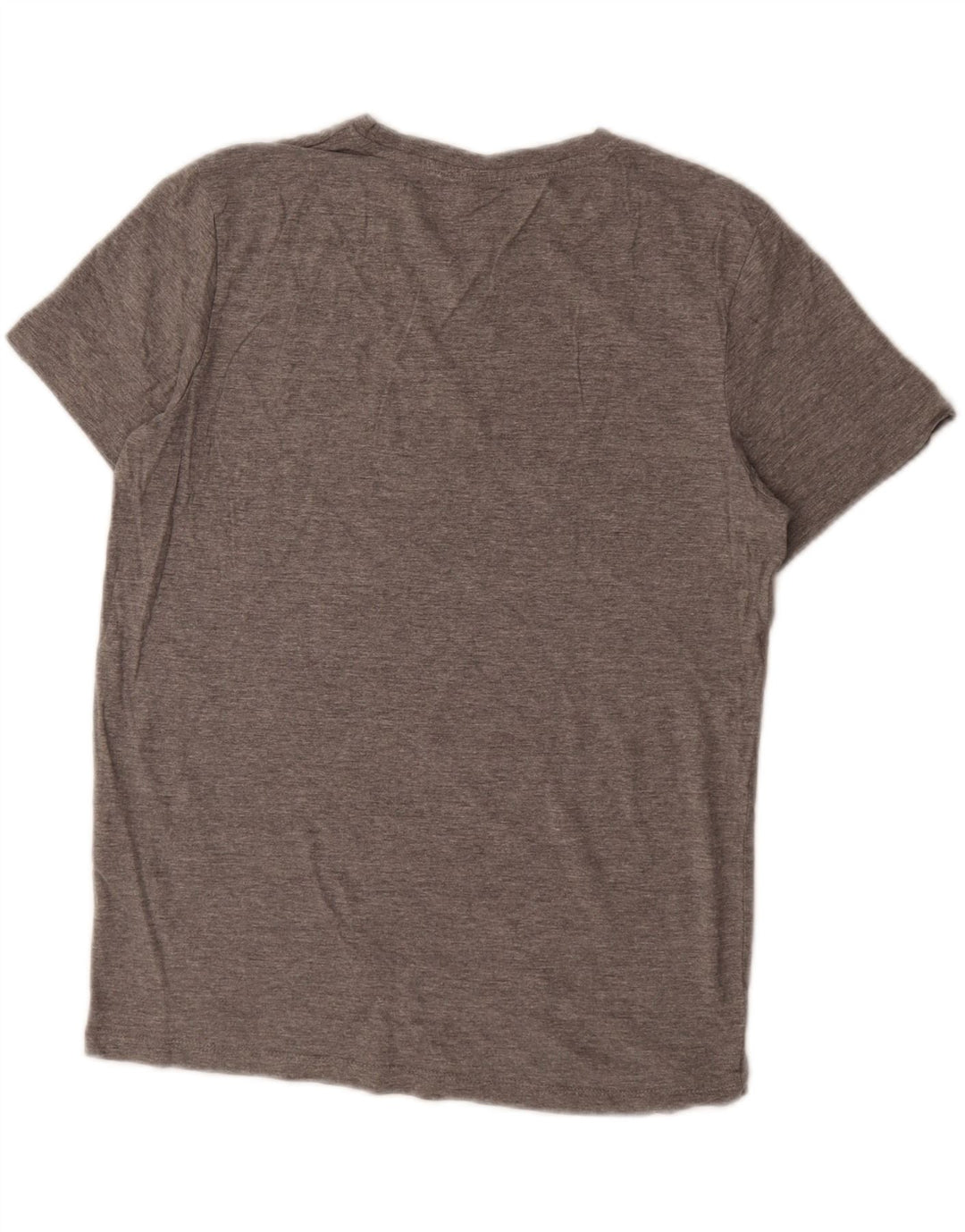 Мужская футболка с рисунком JACK & JONES, хлопковый топ среднего серого цвета