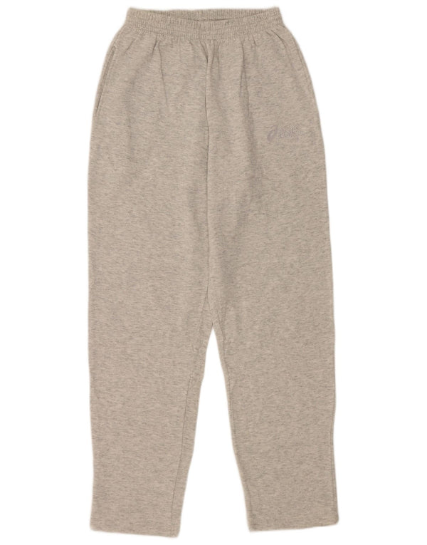 Женские спортивные брюки ASICS UK 12, хлопок среднего серого цвета с крапинками