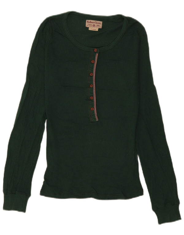 Женский топ Marlboro Classics с длинным рукавом, Великобритания 18 XL, зеленый