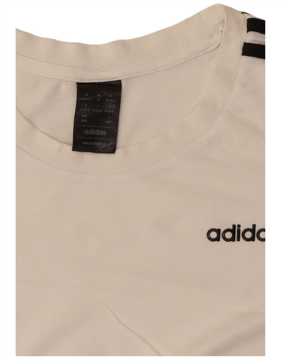 Женская футболка Adidas Top UK 12/14, средний белый