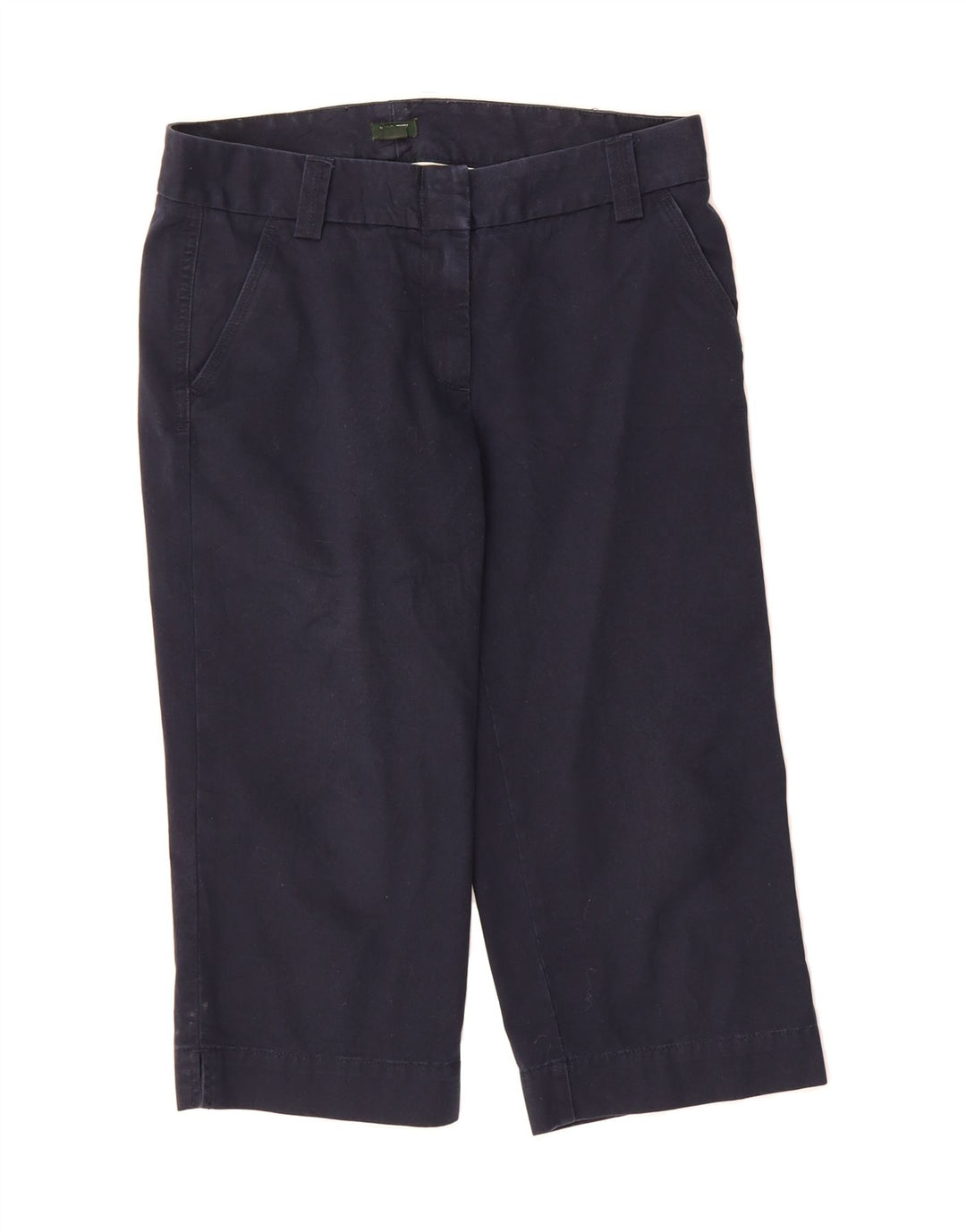 J. CREW Womens Straight Capri Trousers US 6 Medium W32 L23 Navy Blue Vintage J. Crew and Second-Hand J. Crew from Messina Hembry 