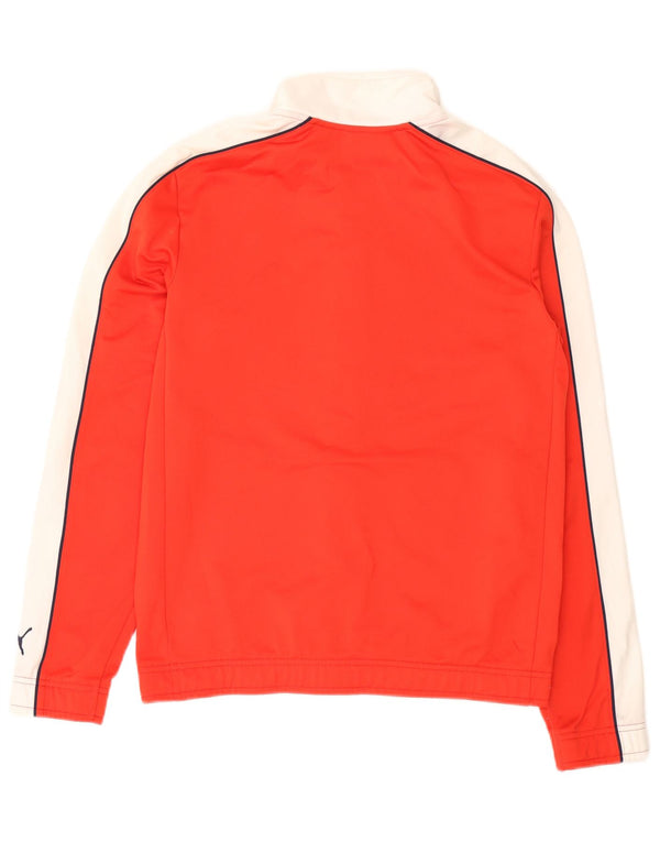 Мужской спортивный костюм PUMA с графическим рисунком, верхняя куртка, маленький красный полиэстер с цветными блоками