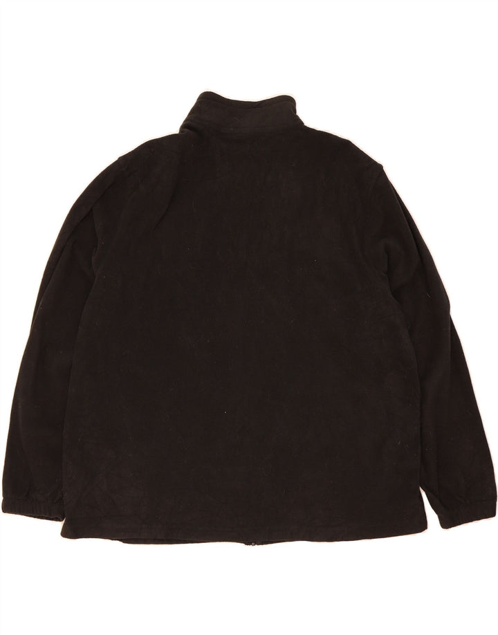 STARTER Mens Fleece Jacket UK 46/48 XL Black Polyester Vintage Starter and Second-Hand Starter from Messina Hembry 