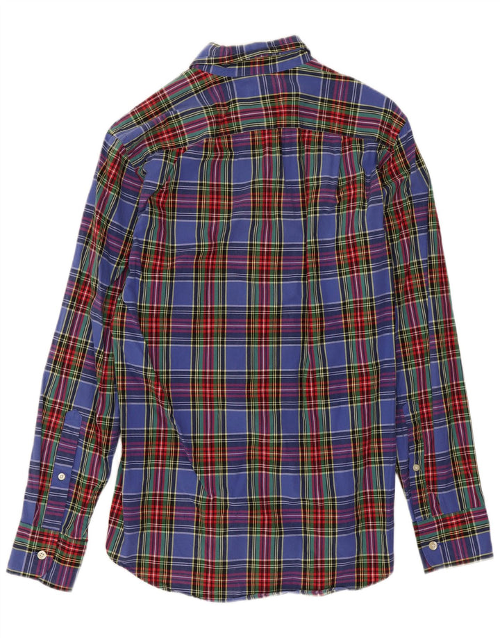 Мужская рубашка J. Crew XS, синяя клетка, хлопок