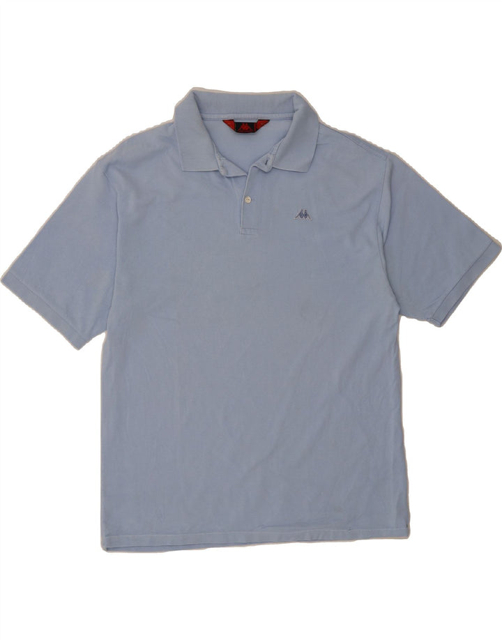 KAPPA Mens Polo Shirt XL Blue Cotton Vintage Kappa and Second-Hand Kappa from Messina Hembry 