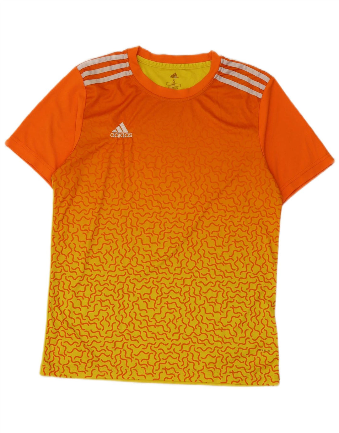 Мужская футболка Adidas Climalite Top Small Orange Colorblock