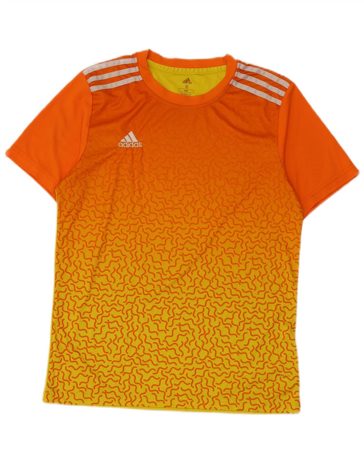 Мужская футболка Adidas Climalite Top Small Orange Colorblock