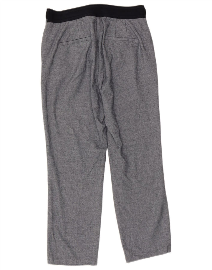 Женские капри Zara, большие W30 L23, синие, полиэстер