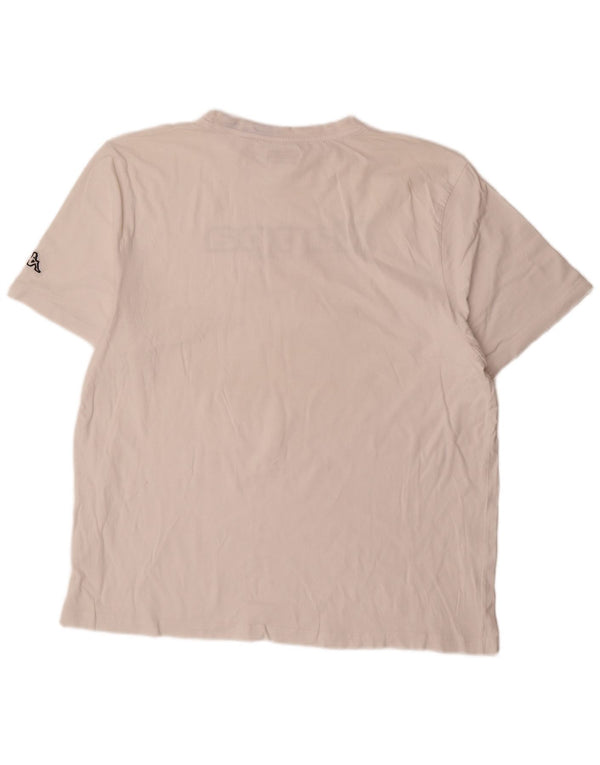 Мужская футболка с рисунком Kappa Top 2XL, белая