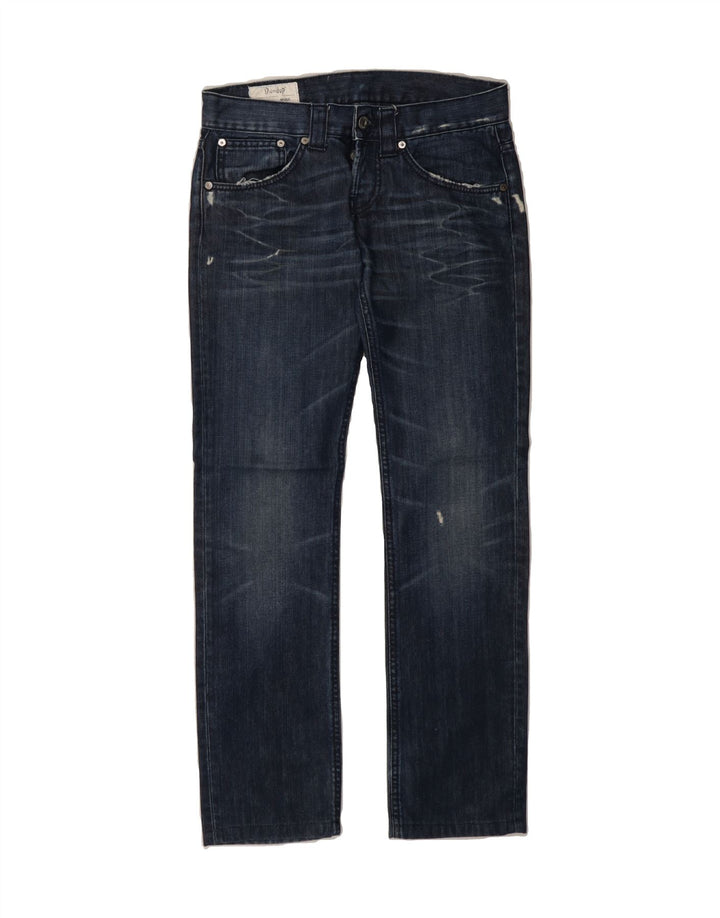 DONDUP Womens Muse Straight Jeans W26 L29 Blue Cotton Vintage Dondup and Second-Hand Dondup from Messina Hembry 