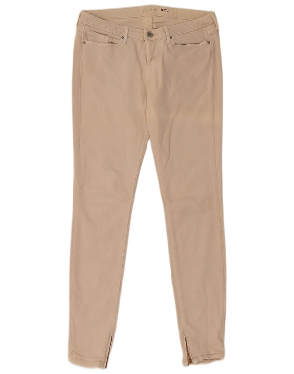 Мужские джинсы скинни Levi's W29 L34 Бежевые, хлопок