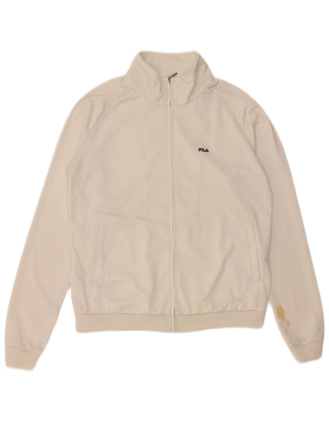 Женский спортивный костюм FILA Верхняя куртка UK 12 Средний белый полиэстер