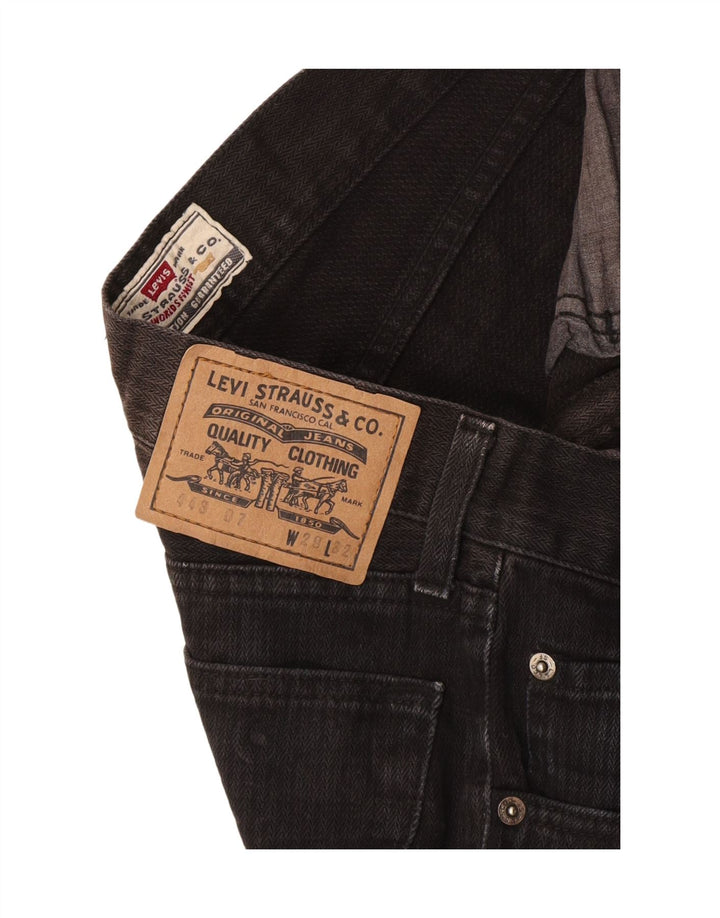 Мужские зауженные джинсы Levi's W29 L32 черные