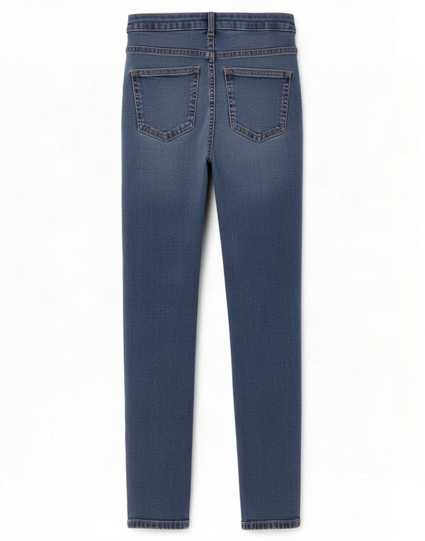 Женские джинсы суперскинни Marks & Spencer UK 10, маленькие, W28 L27, синие, хлопок