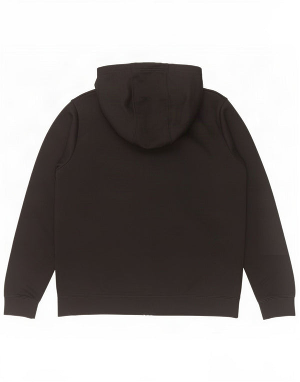 Nike Boys Zip Hoodie Sweater 13-14 Years XL Black Polyester