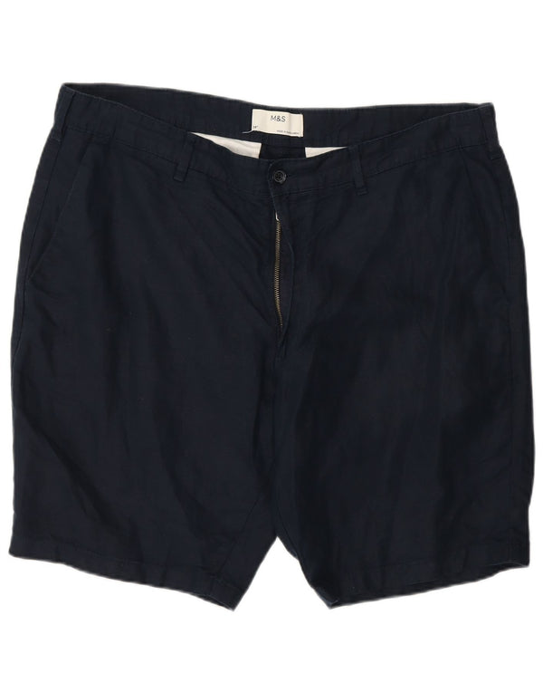 Мужские шорты чинос Marks & Spencer W38 XL темно-синие, хлопок