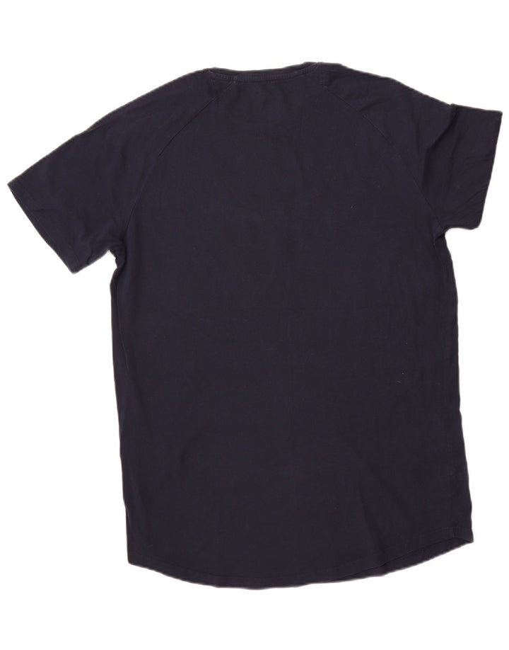 JACK & JONES Мужская футболка Top Medium Темно-синяя хлопковая
