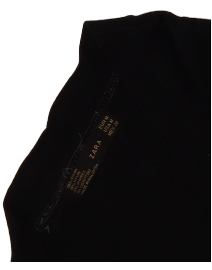 Женский укороченный кардиган Zara UK 12, средний черный