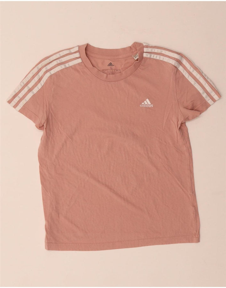 Женская футболка ADIDAS Top UK 8/10, маленький розовый хлопок