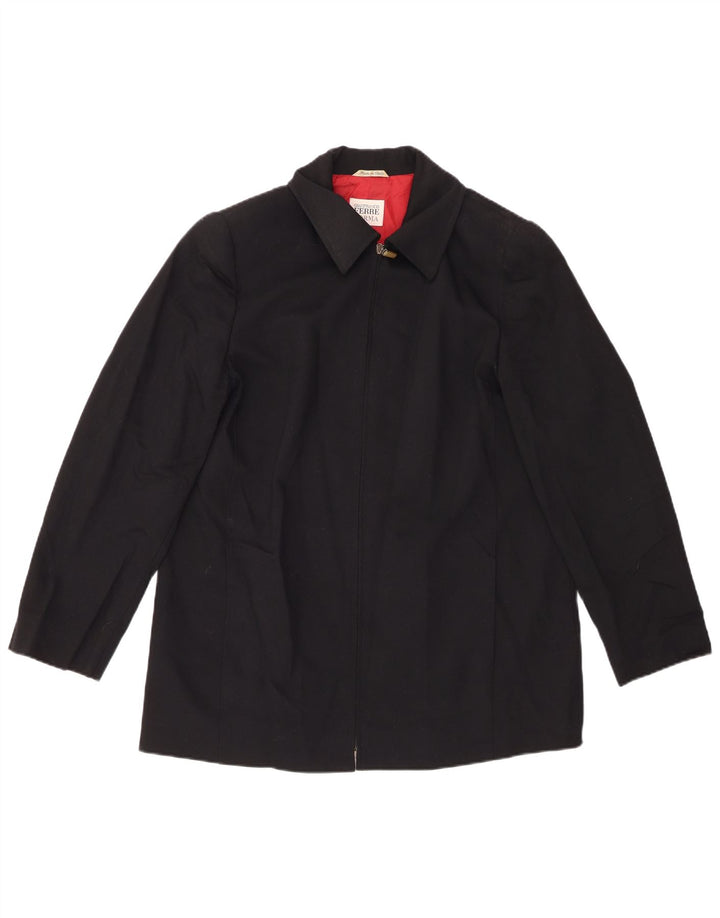 GIANFRANCO FERRE Женская куртка UK 18 XL, черная шерсть