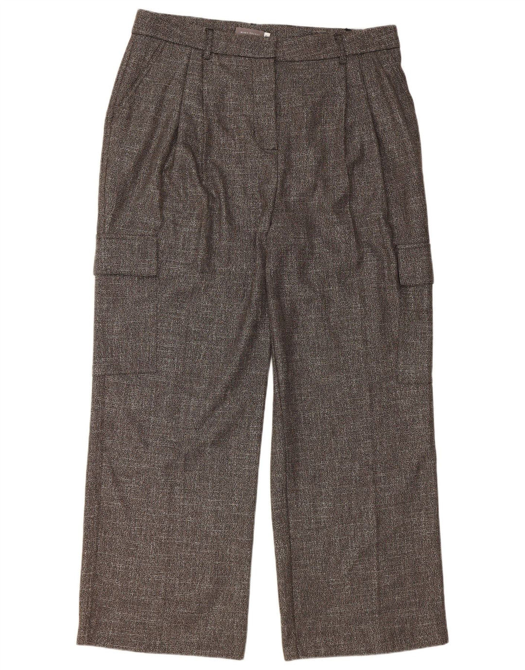 Женские брюки карго MINT VELVET XL W36 L30 серого цвета с крапинками из полиэстера