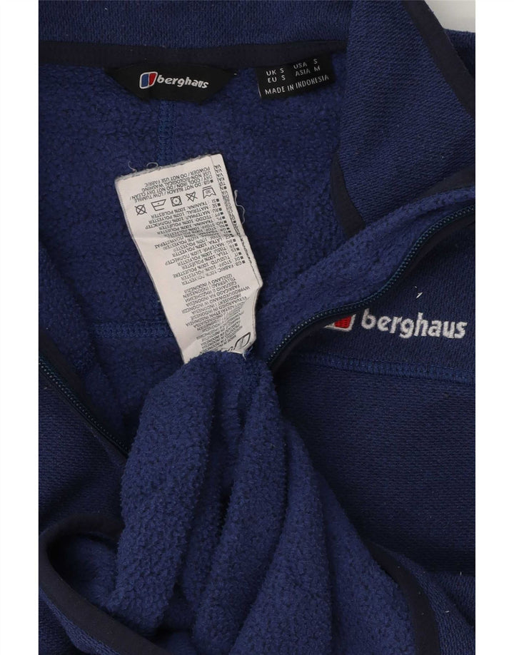 Berghaus Мужской свитшот с воротником на молнии, маленький темно-синий полиэстер