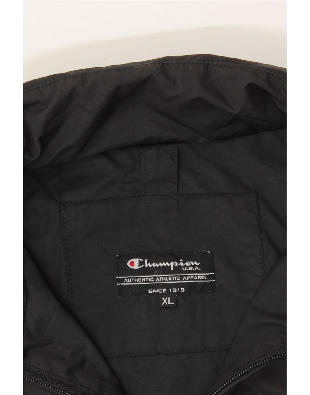 CHAMPION Womens Loose Fit Bomber Jacket UK 18 XL Black Vintage Champion and Second-Hand Champion from Messina Hembry 