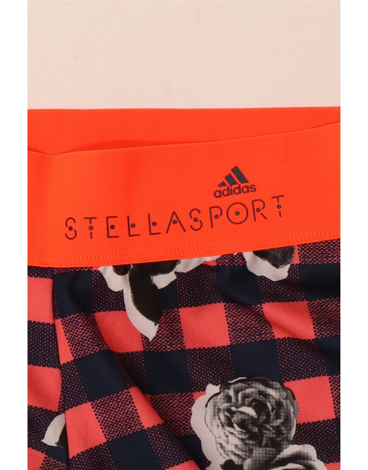 Женские леггинсы с графическим принтом ADIDAS Stella UK 14, средние, разноцветные в клетку