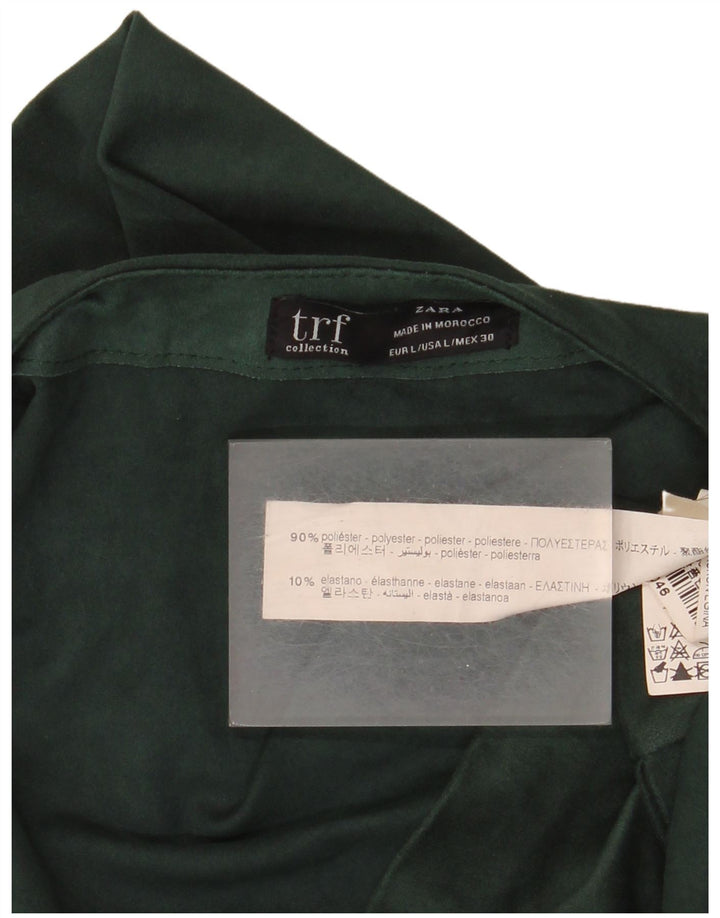 Женский комбинезон Zara UK 14, большой зеленый полиэстер