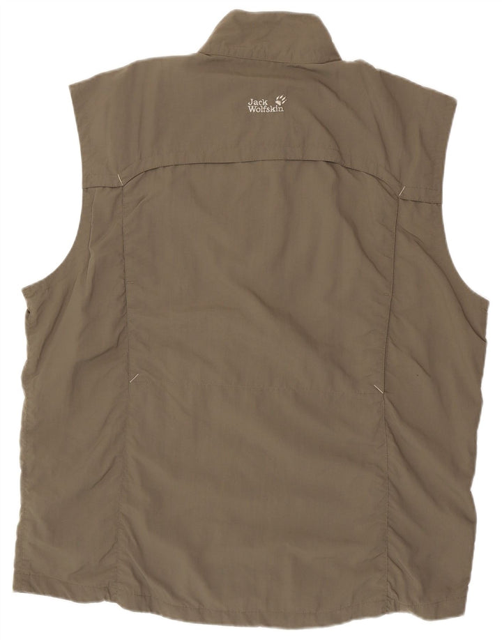 Мужской спортивный костюм без рукавов JACK WOLFSKIN, верхняя куртка, Великобритания, 46/48, 2XL, серый