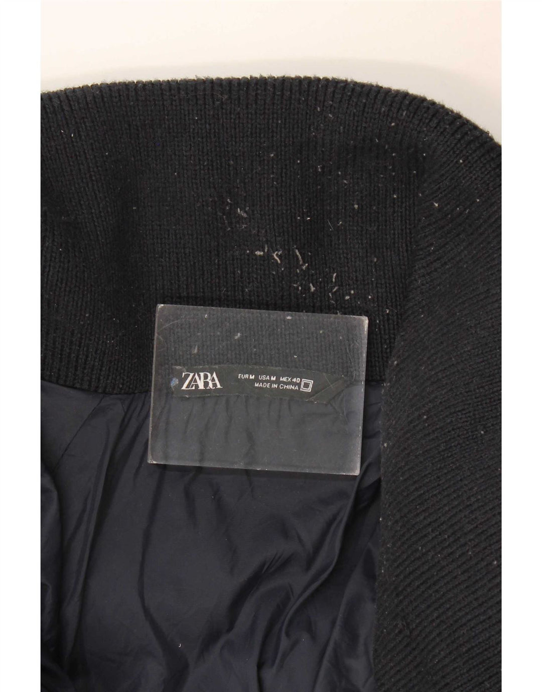 Мужская стеганая куртка свободного кроя Zara UK 38, средний темно-синий