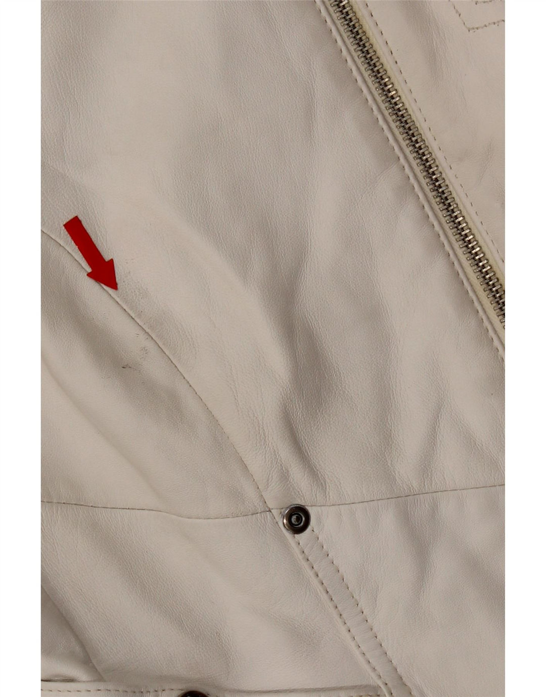 Женская кожаная косуха Conbipel IT 42 Medium White Leather