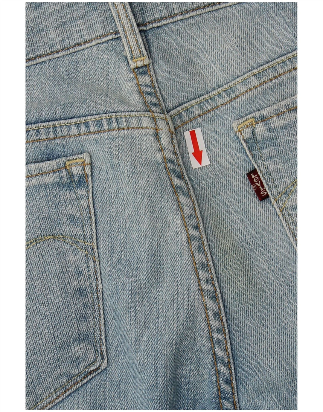 Женские джинсы скинни Levi's с легким изгибом W29 L34, синие, хлопок