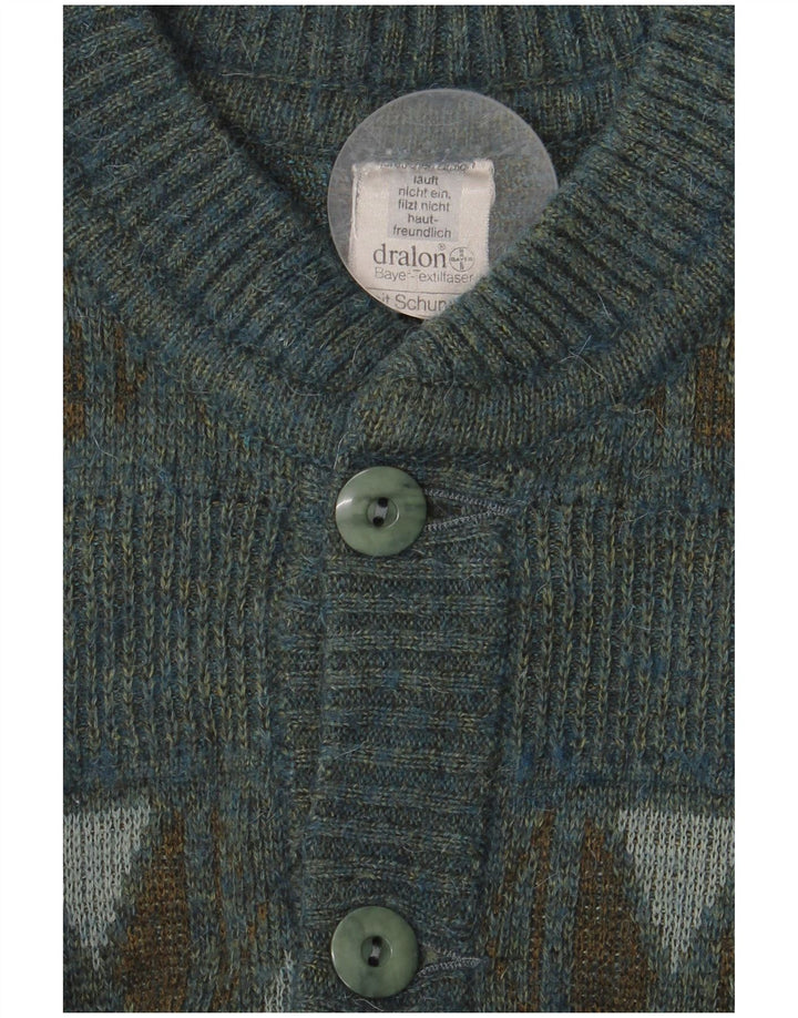 Мужской кардиган DRALON, средний разноцветный полиакрил с геометрическим рисунком