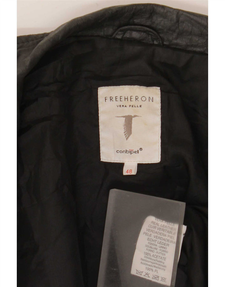 Женская кожаная куртка Conbipel Free Heron IT 48 XL Черная