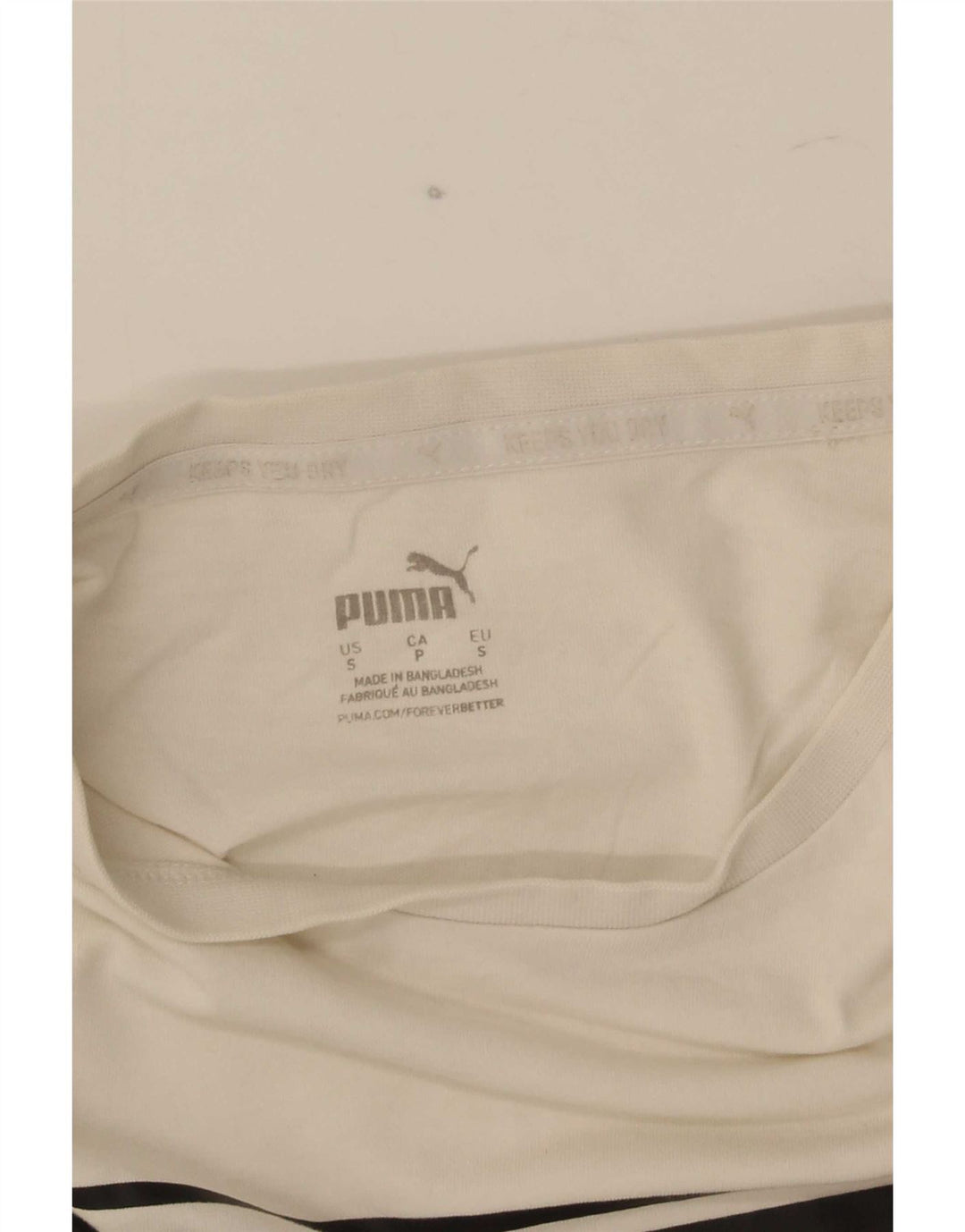 Мужская футболка с рисунком Puma, маленькая белая