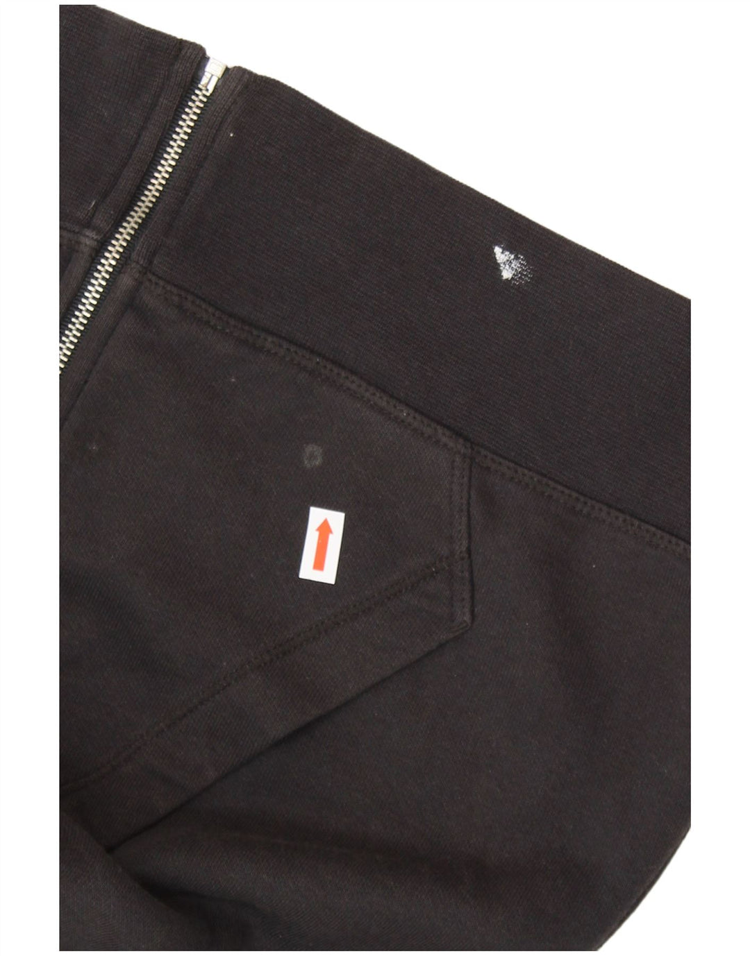 Женский свитер с капюшоном и молнией CHAMPION Heritage Fit UK 14, средний черный хлопок