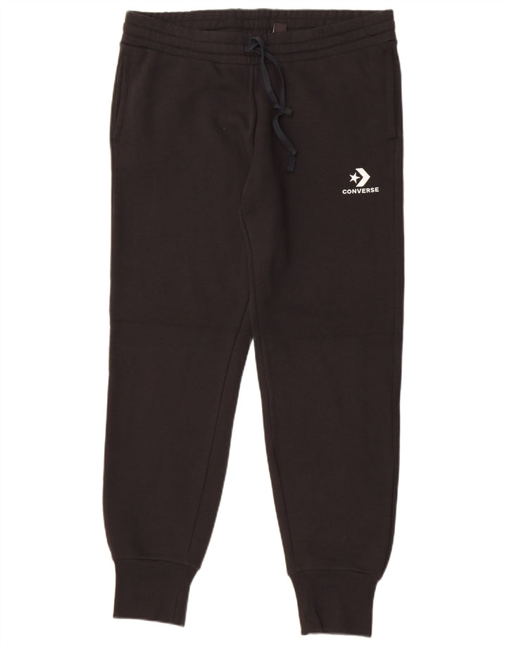 Мужские спортивные брюки Converse Joggers, большие черные хлопковые брюки