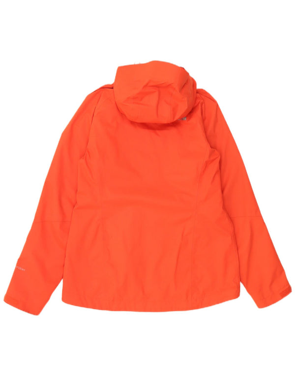 Женская дождевик с капюшоном The North Face UK 14, средний оранжевый полиэстер