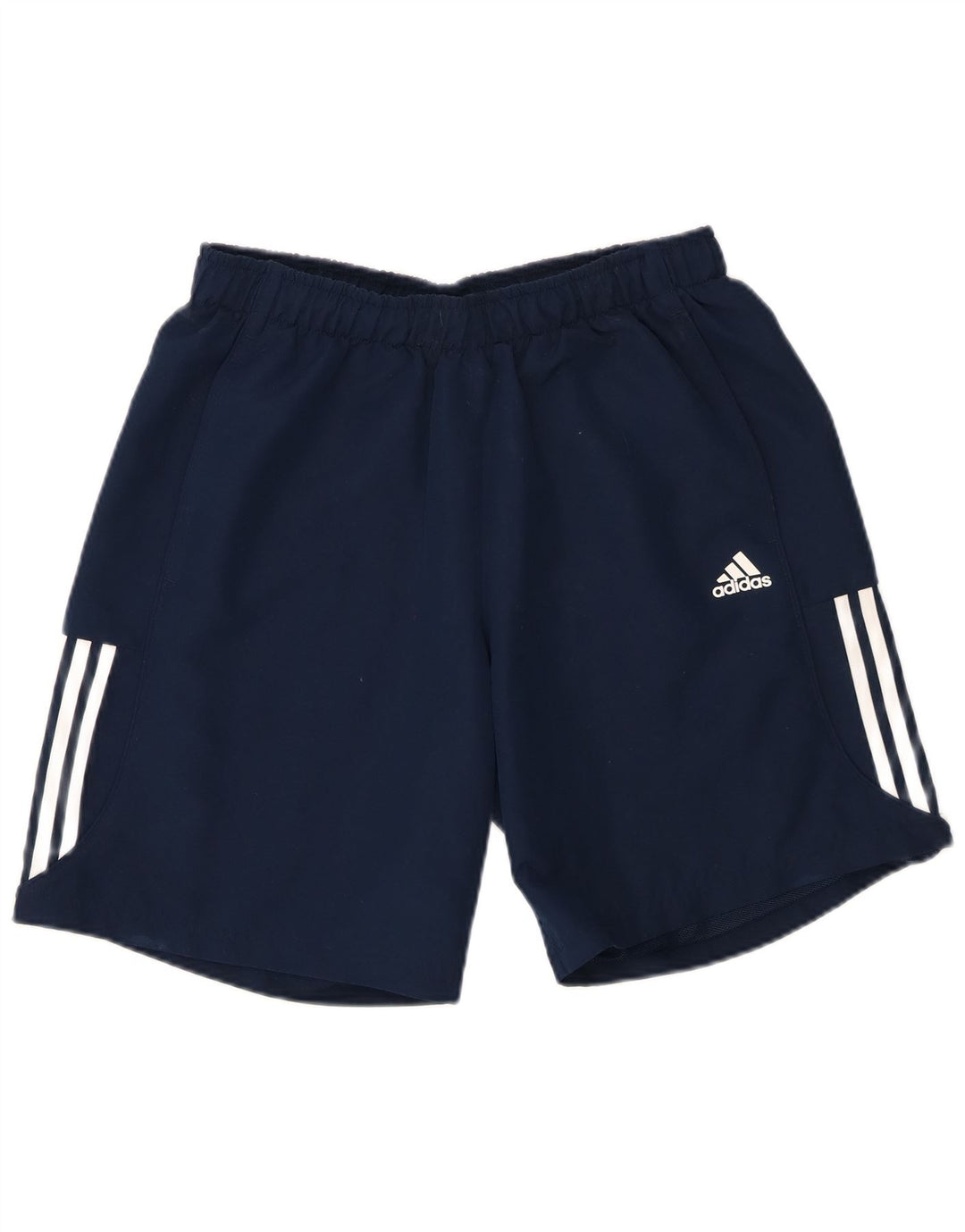 Мужские спортивные шорты Adidas Climalite, большие темно-синие, полиэстер