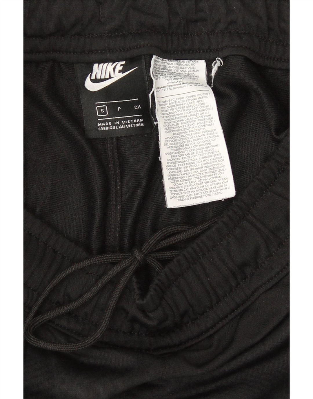 Мужские спортивные брюки Nike с графическим рисунком, маленькие черные из полиэстера
